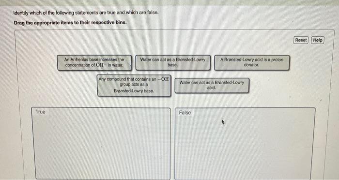 Solved Identify Which Of The Following Statements Are True Chegg