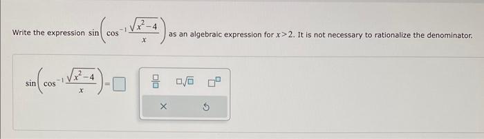 Solved Write the expression below as an algebraic equation | Chegg.com