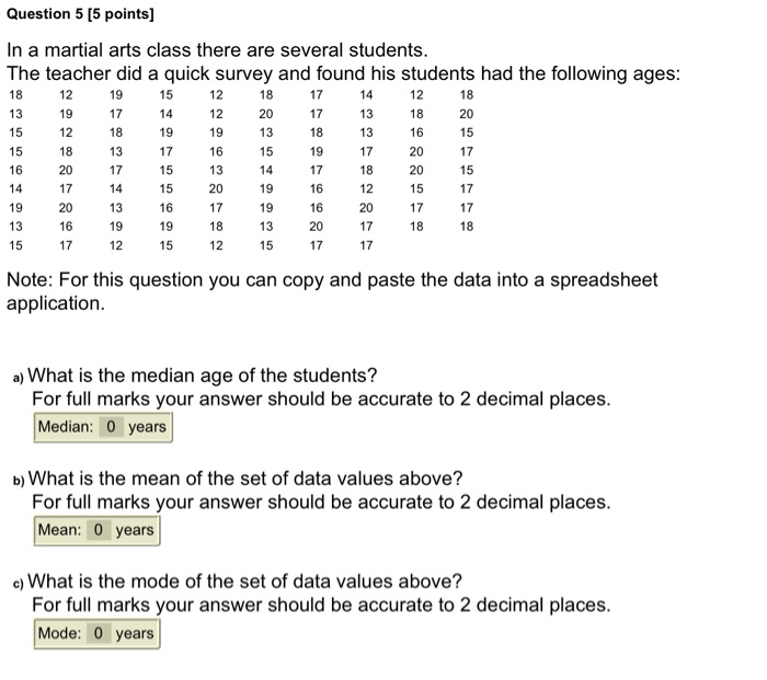 Solved Question 5 [5 points] In a martial arts class there