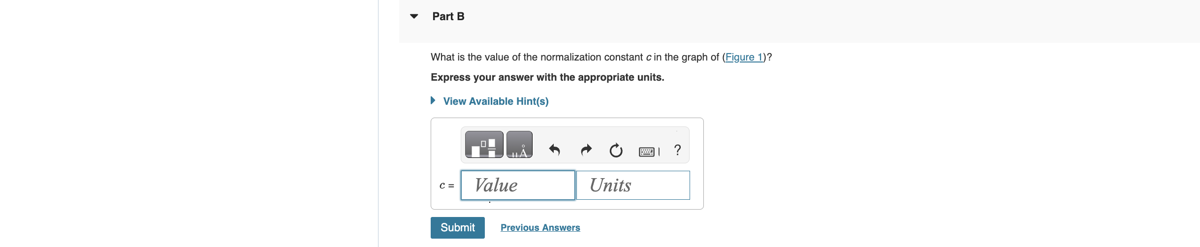 Solved Part BWhat is ﻿the value of ﻿the normalization | Chegg.com