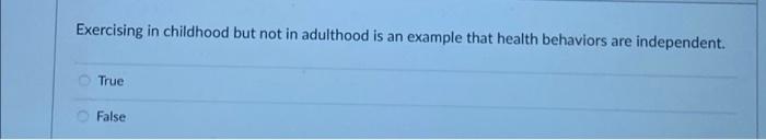 Solved Which of the following statements is true? Hospice | Chegg.com