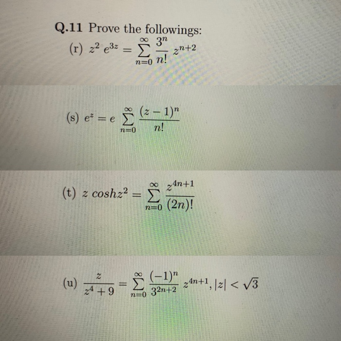 Solved Q 11 Prove The Followings 3n S R 22 232 2n 2 N On Chegg Com