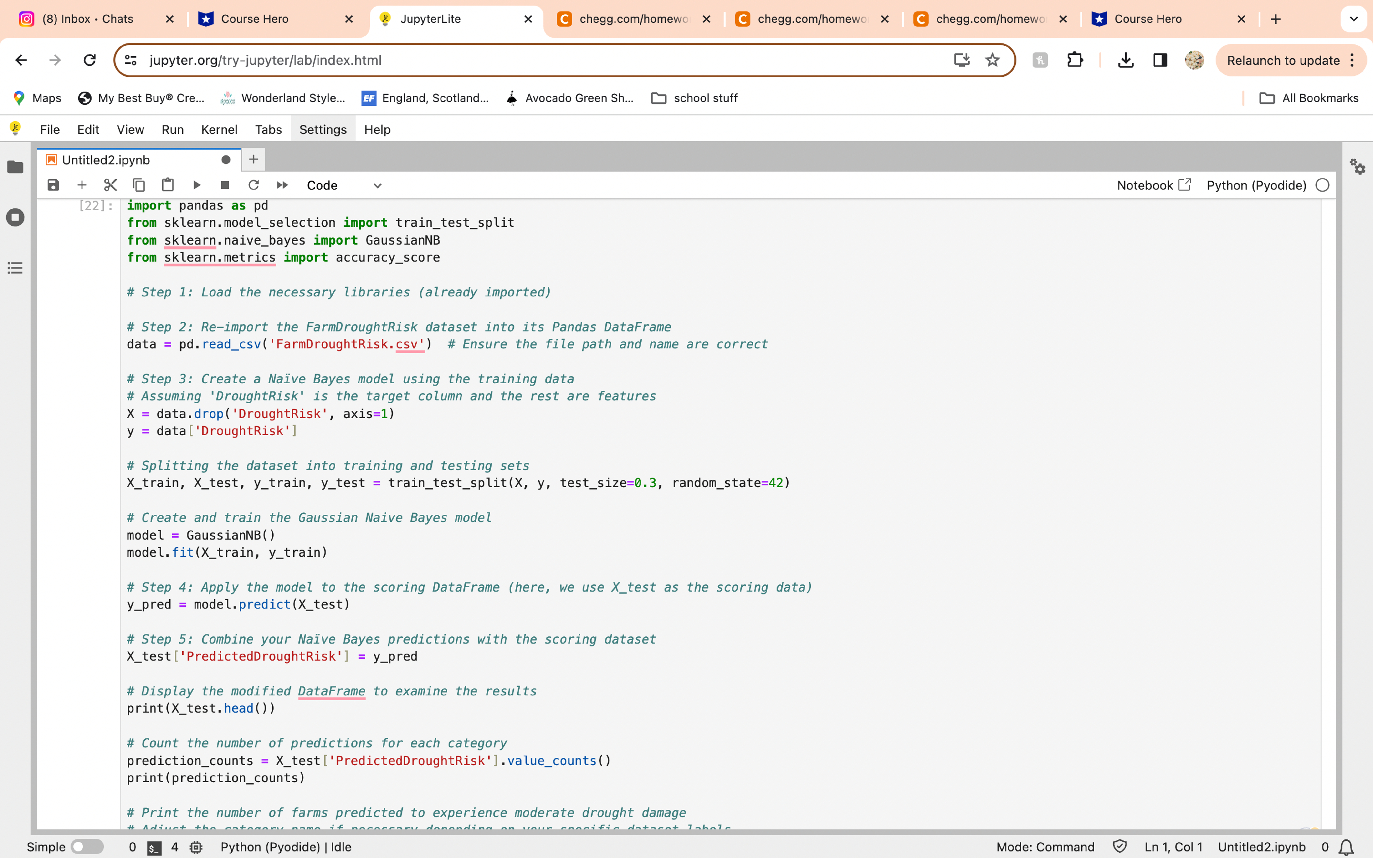 Solved can someone help me with the errors in the code I am | Chegg.com