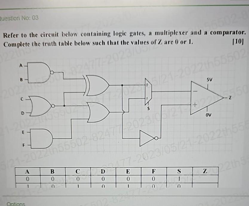 Solved Refer to the circuit below containing logic gates, a | Chegg.com