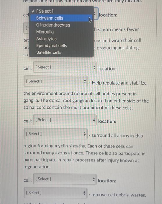 Solved responsible for this function and where are they | Chegg.com