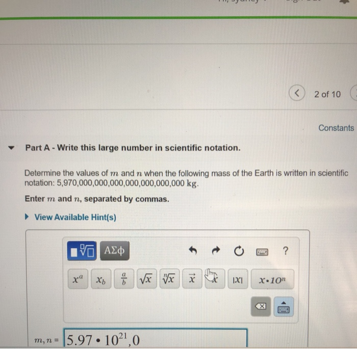 Scientific notation examples image