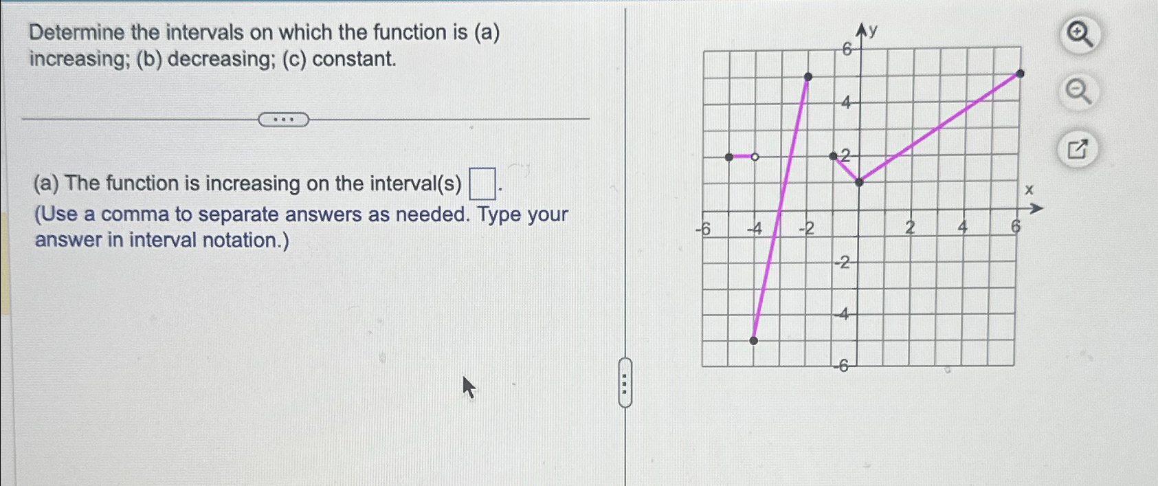 Solved Determine the intervals on which the function is (a) | Chegg.com