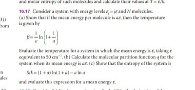 Solved and molar entropy of such molecules and calculate | Chegg.com