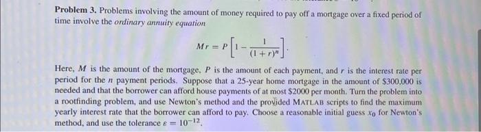 Solved Problem 3. Problems involving the amount of money | Chegg.com