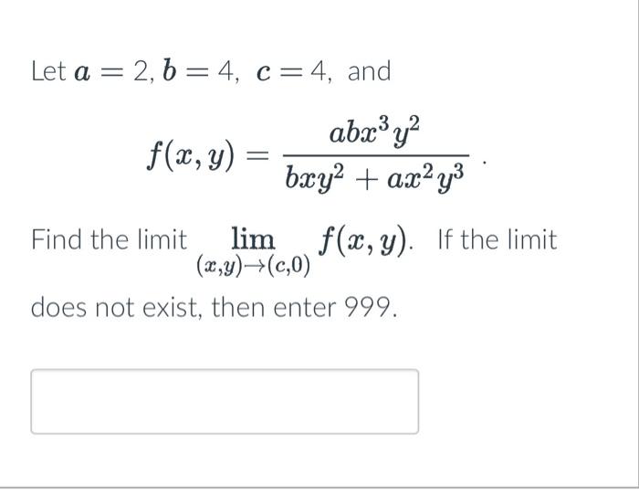 Solved Let A=2,b=4,c=4, And F(x,y)=bxy2+ax2y3abx3y2 Find The | Chegg.com