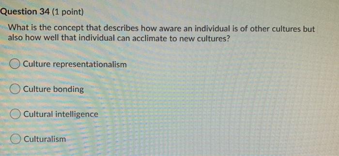 Solved Question 34 (1 Point) What Is The Concept That | Chegg.com