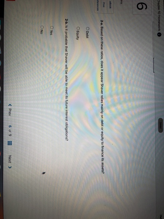 Solved Chapter 10 Homework Help Save & E The balance sheet | Chegg.com