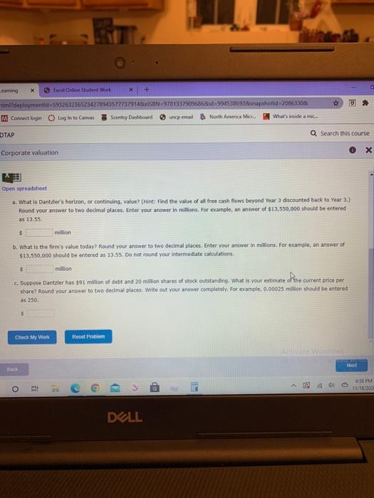 Solved Learning х 5 Online Student Work X + * E | Chegg.com