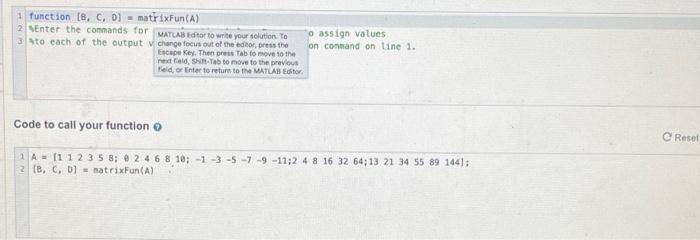 Solved Matrix Manipulations column row means and sums O Chegg