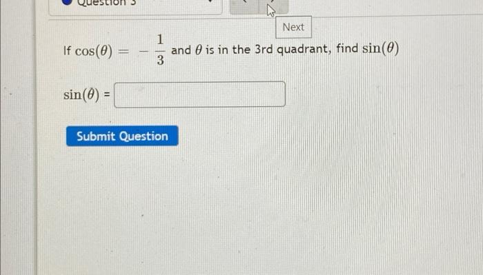 Solved Without Using A Calculator, Compute The Sine And | Chegg.com