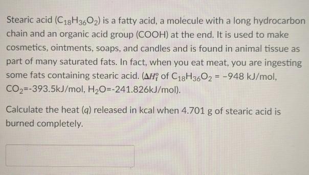 Stearic Acid - Organic