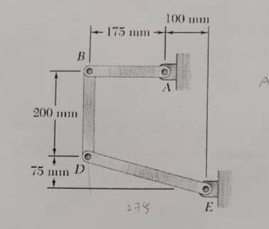 Solved Problem 3 Knowing that at the instant shown bar AB | Chegg.com