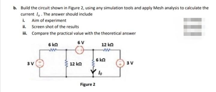 Solved b. Build the circuit shown in Figure 2, using any | Chegg.com