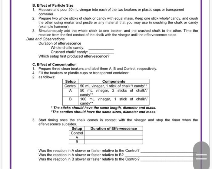 Solved 1 EXPERIMENT NO. 2-1A Chemical Reaction INTRODUCTION | Chegg.com
