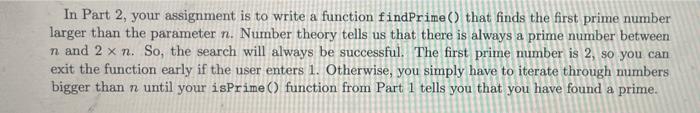 Solved This assignment has two parts. In Part 1, you | Chegg.com