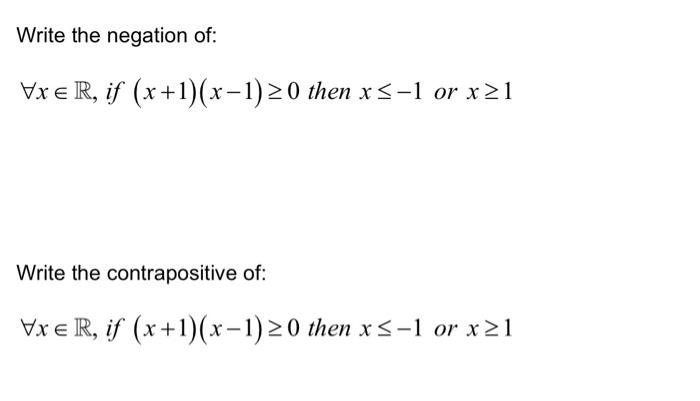 Solved Disprove the statement by giving a counterexample. | Chegg.com