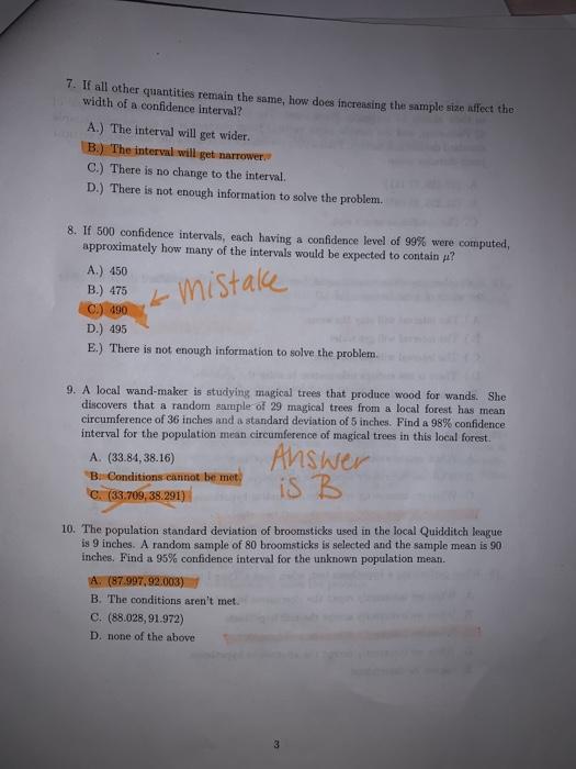 Solved All of the correct answers are highlighted, I just | Chegg.com