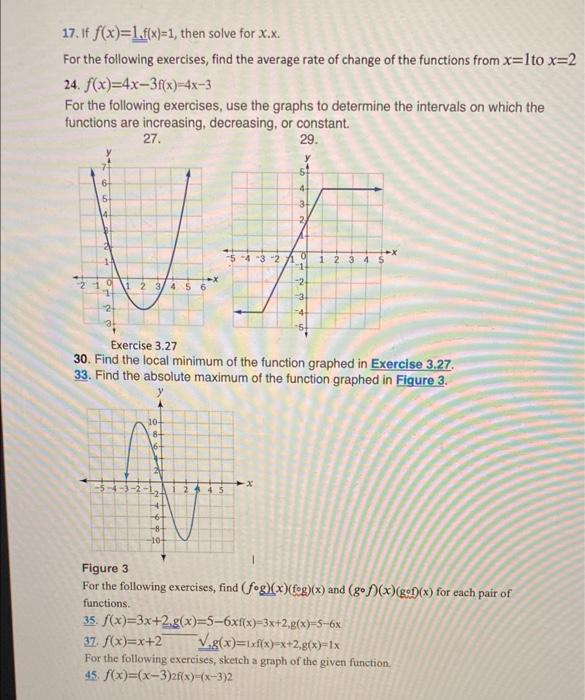 For the following exercises, determine whether the | Chegg.com
