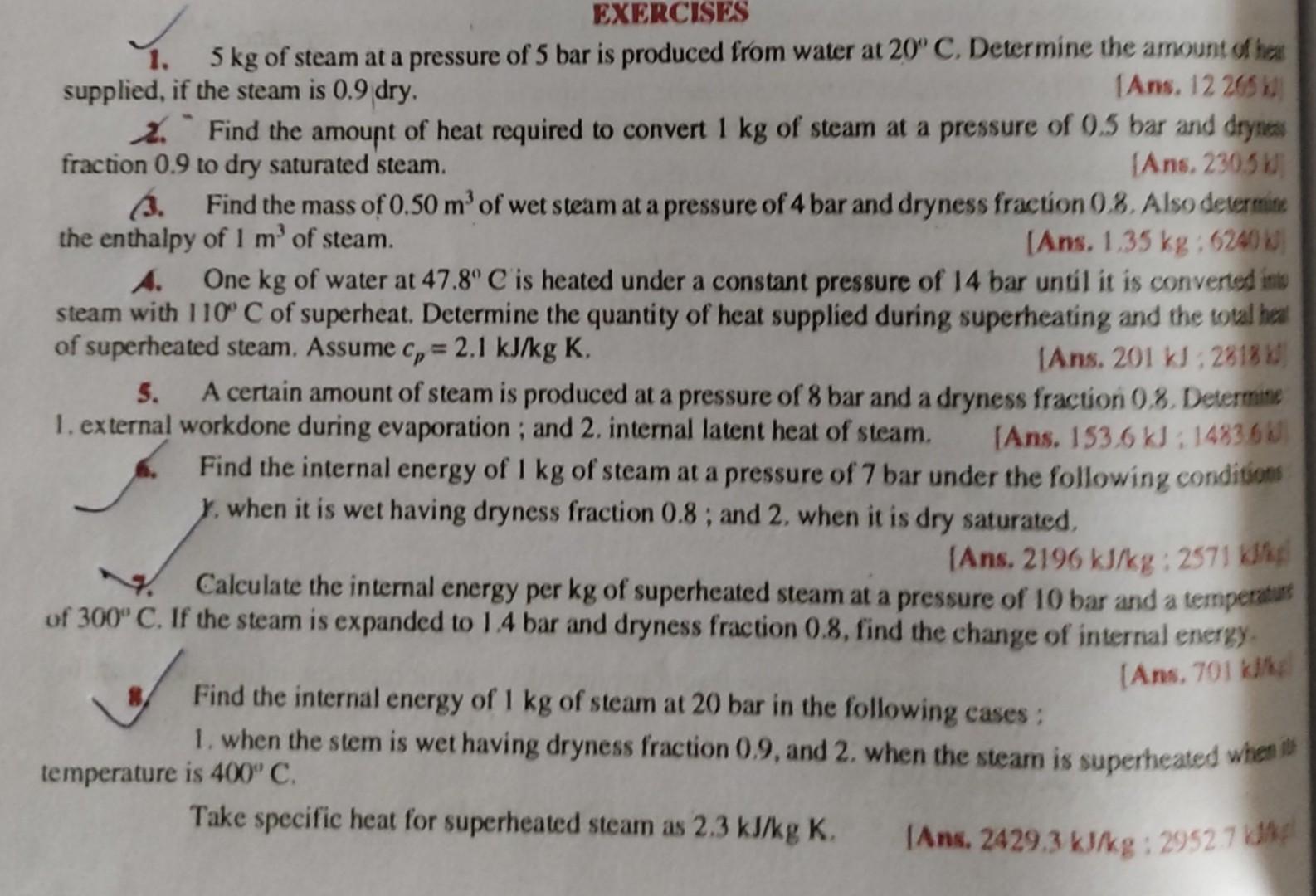 Solved 1 5 Kg Of Steam At A Pressure Of 5 Bar Is Produced Chegg solved-1-5-kg-of-steam-at-a-pressure-of-5-bar-is-produced-chegg