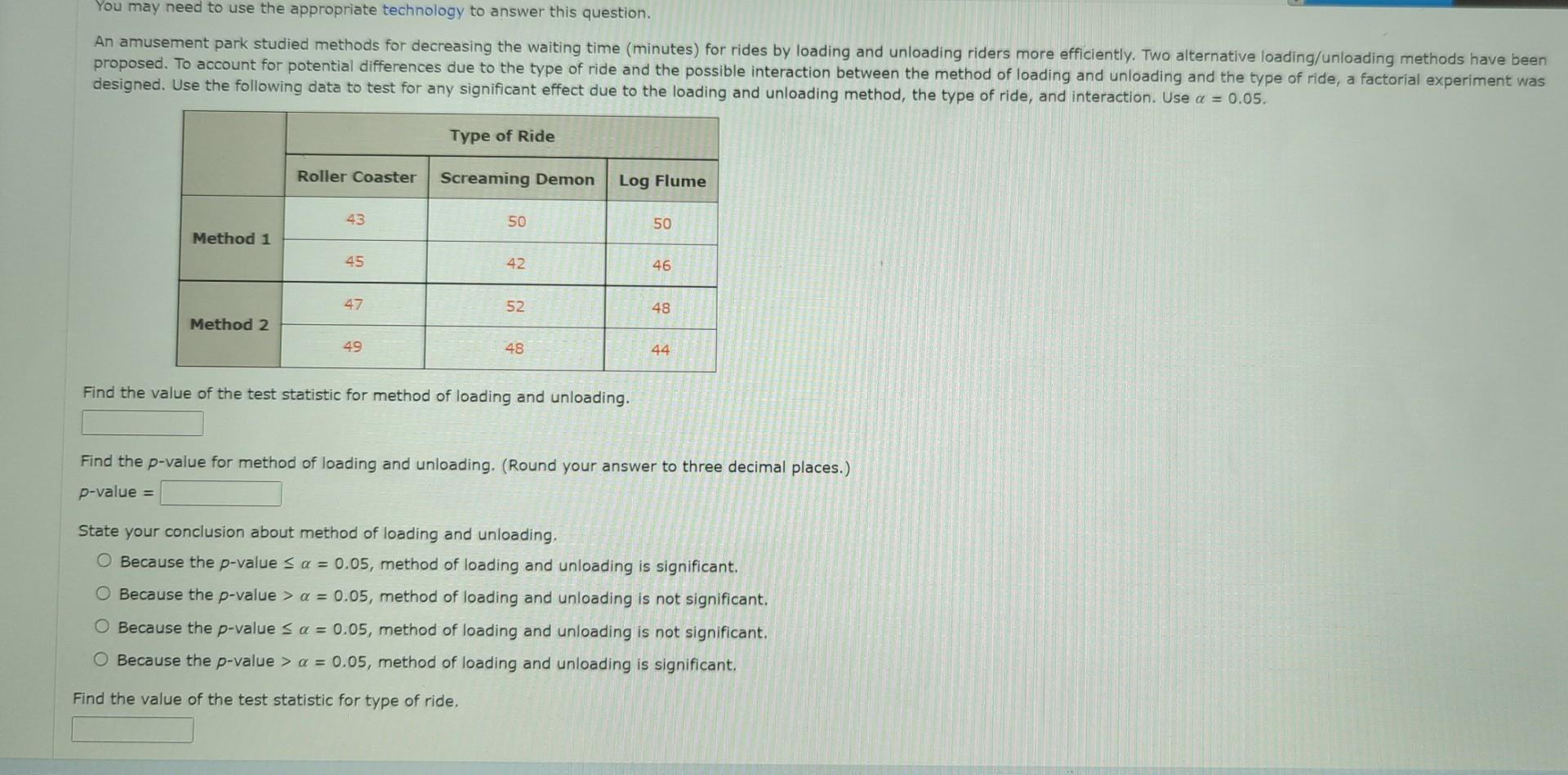 Solved designed. Use the following data to test for any | Chegg.com