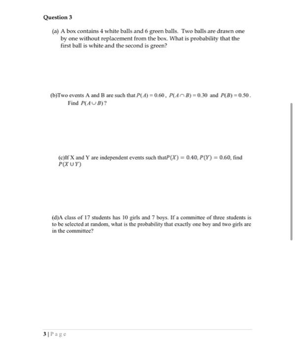 Solved Question 1 Construct a pie chart for the following | Chegg.com