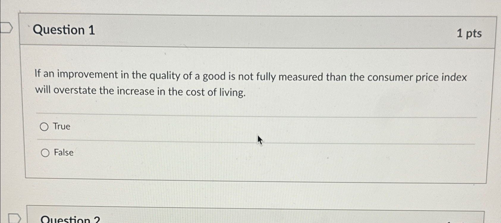 Solved Question 11 ﻿ptsIf an improvement in the quality of a | Chegg.com