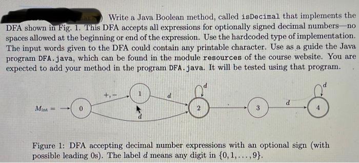 Solved Write a Java Boolean method, called isDecimal that | Chegg.com