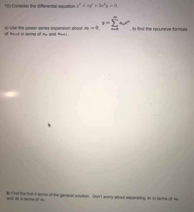 Solved 10 Consider The Differential Equation Y Xy 3 Chegg Com