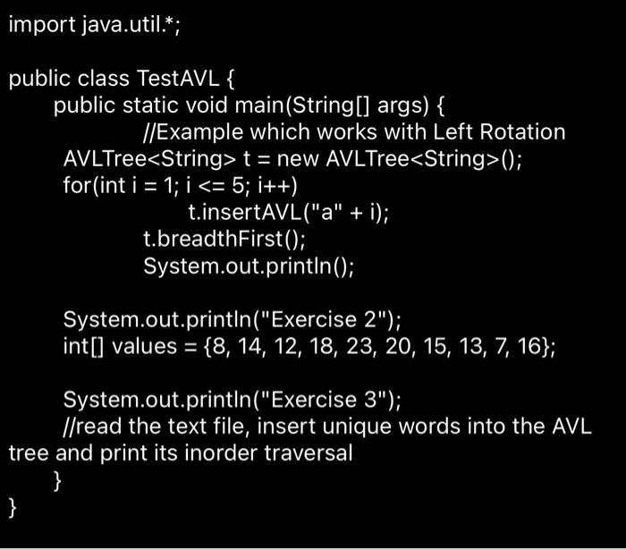 Solved please solve the 3 using java and follow the | Chegg.com