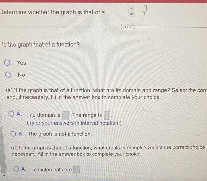 Determine whether the graph is that of a Is the graph | Chegg.com