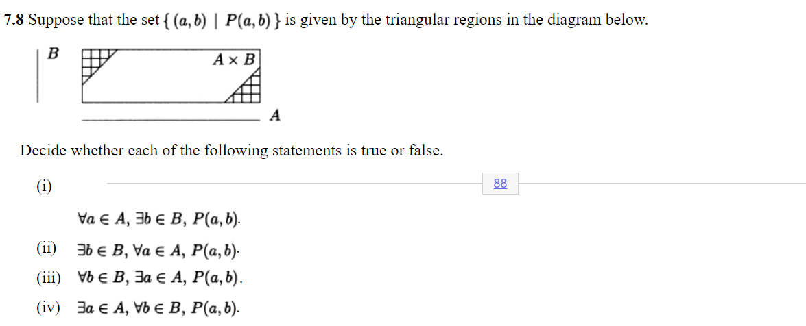 Solved Decide Whether Each Of The Following Statements Is | Chegg.com