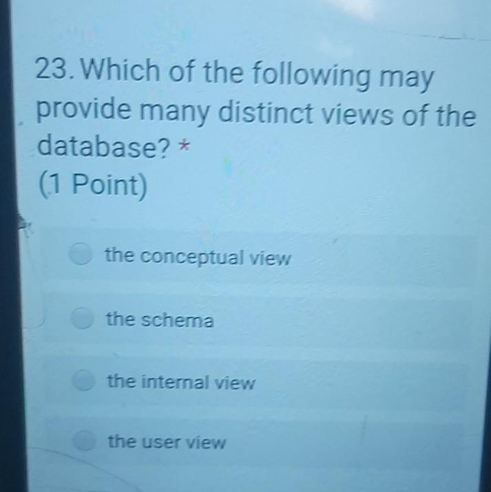 Solved 23. Which of the following may provide many distinct | Chegg.com