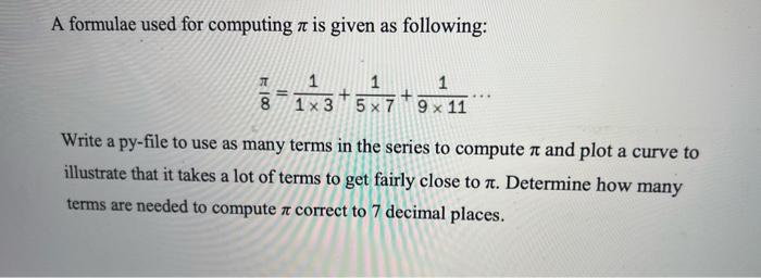 Solved write a code using python , make sure to show the | Chegg.com