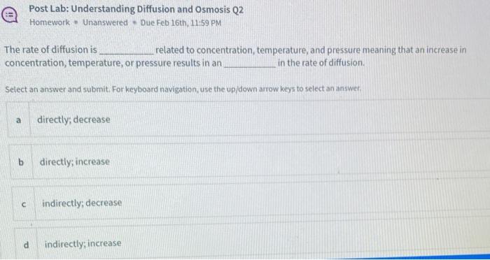 experiment 2 diffusion and osmosis