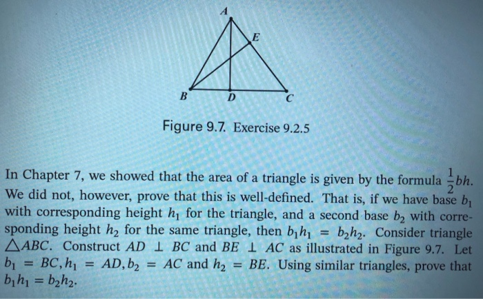 Solved Figure 9.7. Exercise 9.2.5 In Chapter 7, We Showed | Chegg.com