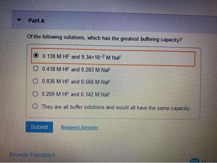 Solved Part A Of The Following Solutions, Which Has The G