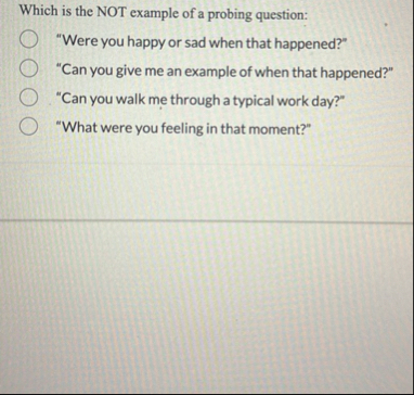 Solved Which is the NOT example of a probing | Chegg.com