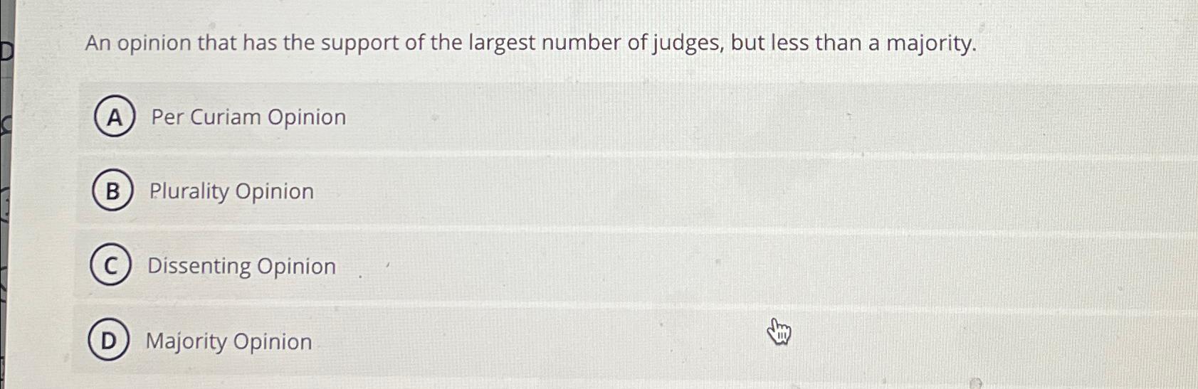 Plurality opinion 2024