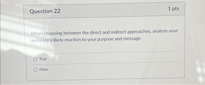 Solved When choosing between the direct and indirect | Chegg.com