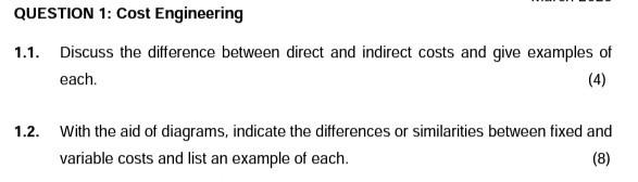 Solved 1.1. Discuss the difference between direct and | Chegg.com