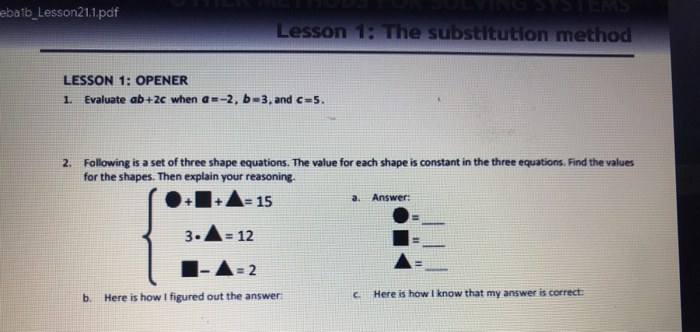 Lesson 1,2,3 and 5, PDF