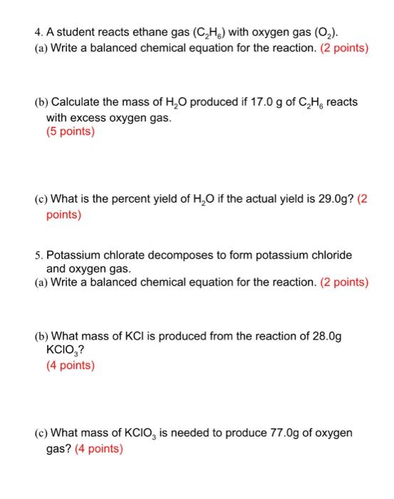 Solved Balancing Chemical Equations 1. Balance the following | Chegg.com