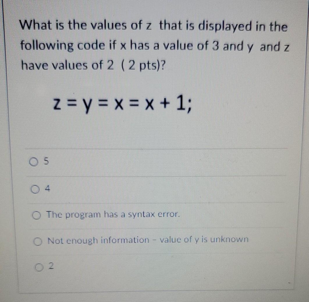Solved C++ What is the values of the that is displayed in | Chegg.com