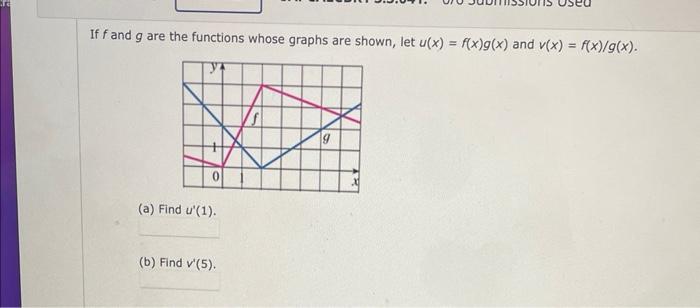 Solved If f and g are the functions whose graphs are shown, | Chegg.com