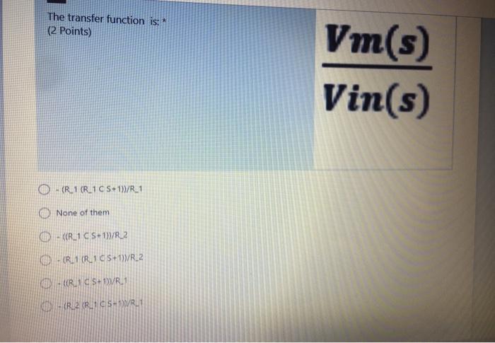 Solved * Required For a control system of an industrial | Chegg.com